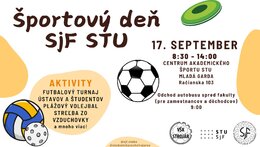 Športový deň dekana SjF - ZRUŠENÝ